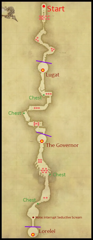 Map of The Sirensong Sea